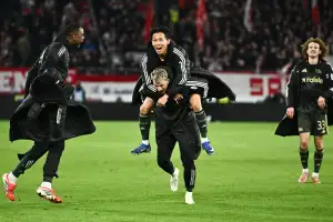 추가시간에 터진 정우영의 극장골…우니온 베를린, 연패 탈출