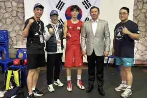 복싱 U19 강대호, 월드복싱 퓨처스컵 동메달 확보…준결승 진출