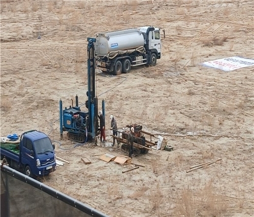 서울 종로구 세운4구역의 시추 모습. 국가유산청 제공