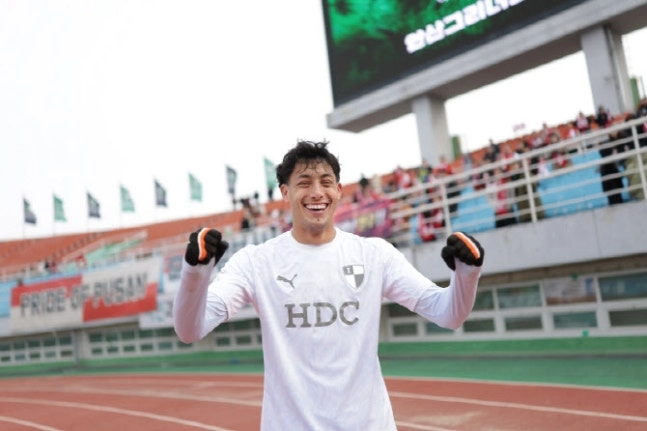 부산아이파크의 가브리엘. 한국프로축구연맹 제공