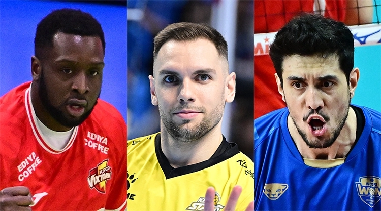 베논, 비예나, 아라우조. 한국배구연맹 제공