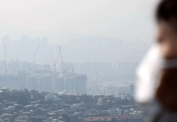 서울 미세먼지·초미세먼지 ‘나쁨’