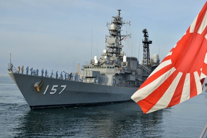 일본 해상자위대 호위함 사와기리. 일본 해상자위대 홈페이지