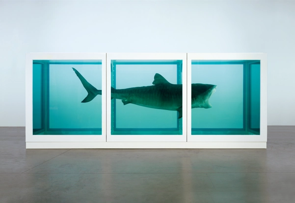 살아있는 자의 마음 속 죽음의 물리적 불가능성. © 2026 Damien Hirst and Science Ltd. All right