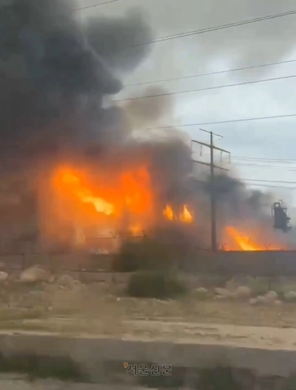 이스라엘은 18일 이란 최대 가스전인 사우스파르스와 남서부 해안 아살루에의 천연가스 정제시설 단지를 폭격했다. 2026.3.19 X 캡처
