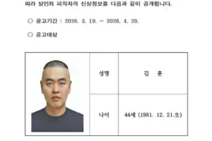 ‘남양주 스토킹 살인’ 피의자 신상 공개… 44세 김훈