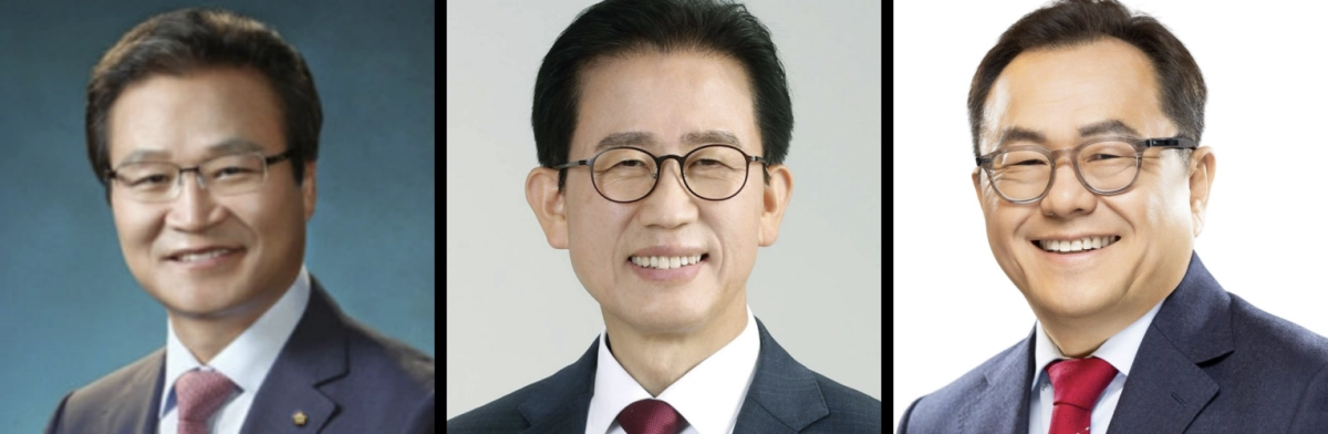 국민의힘 대구 달서구청장 후보 경선에 진출한 김용판·김형일·홍성주 예비후보. 서울신문DB