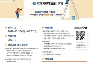 중랑구, 주택 수리 비용 최대 1200만원 지원