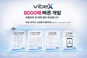 “도메인만 준비하세요, 개발부터 서버까지 다 해줍니다”… 바이브코딩 종결자 VibeX 등장
