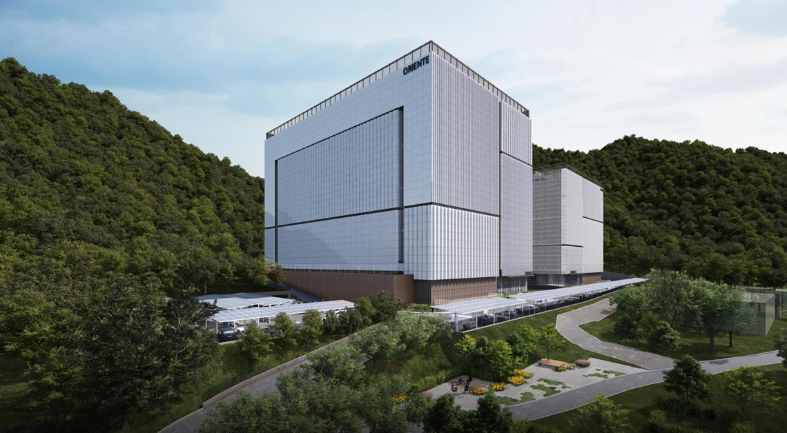 ㈜강릉DCPEF가 강원 강릉 강동면 안인진리에 지을 계획인 AI 데이터센터 조감도. 강릉시 제공