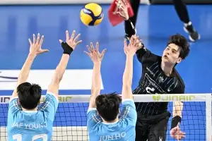 주전 뺀 정규리그 최종전… 현대캐피탈, 대한항공 제압