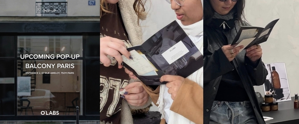 프랑스 파리 브랜드 팝업 전개 모습