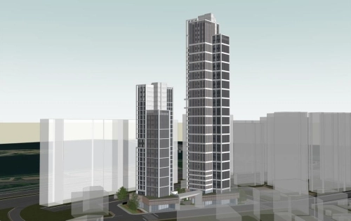 서울 용산구 강변강서아파트 공공재건축 조감도.  용산구 제공