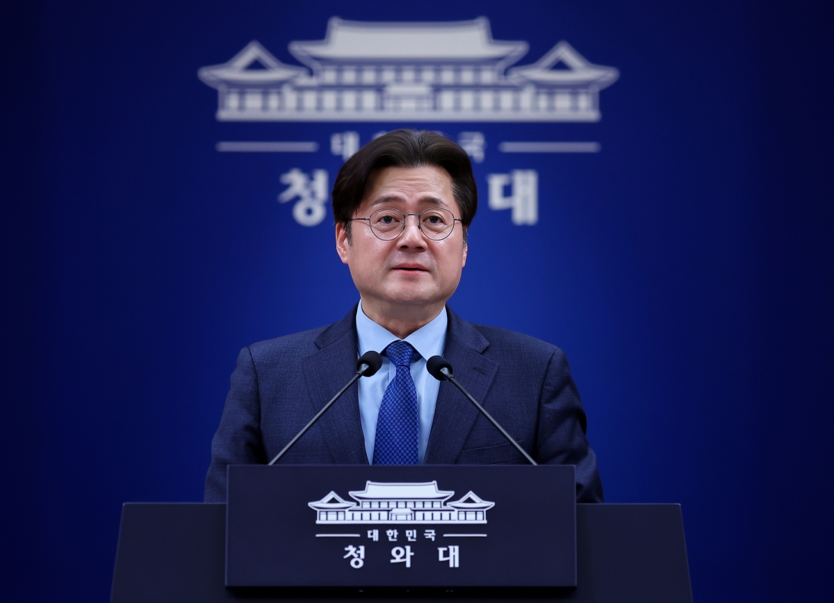 홍익표 정무수석, 서울-양평 고속도로 사업 재개 관련 브리핑