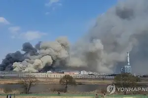 [속보] 소방당국 “대전 공장 화재 불길 80％ 잡혀”