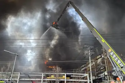 대전 문평동 공장 화재 44명 부상… 중상 20명