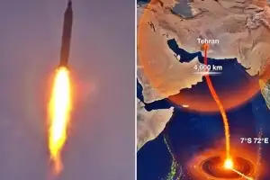 이란 ‘괴물 미사일’? “4000㎞ 밖 인도양 美·英기지 겨눴다”…전장 반경 확대 신호탄