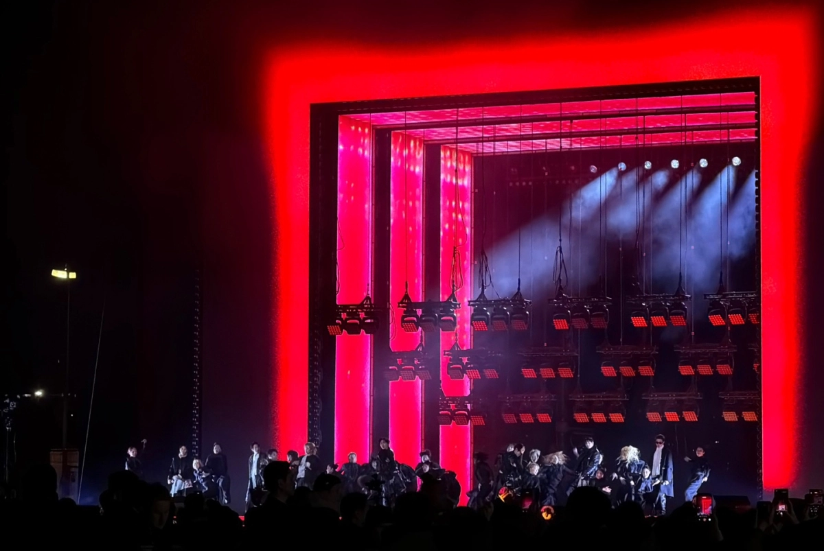 그룹 방탄소년단(BTS)이 21일 서울 광화문 광장에서 정규 5집 ‘아리랑’(ARIRANG) 발매를 기념해 무료 공연 ‘BTS 컴백 라이브: 아리랑’을 열고 있다. 2026.3.21 연합뉴스