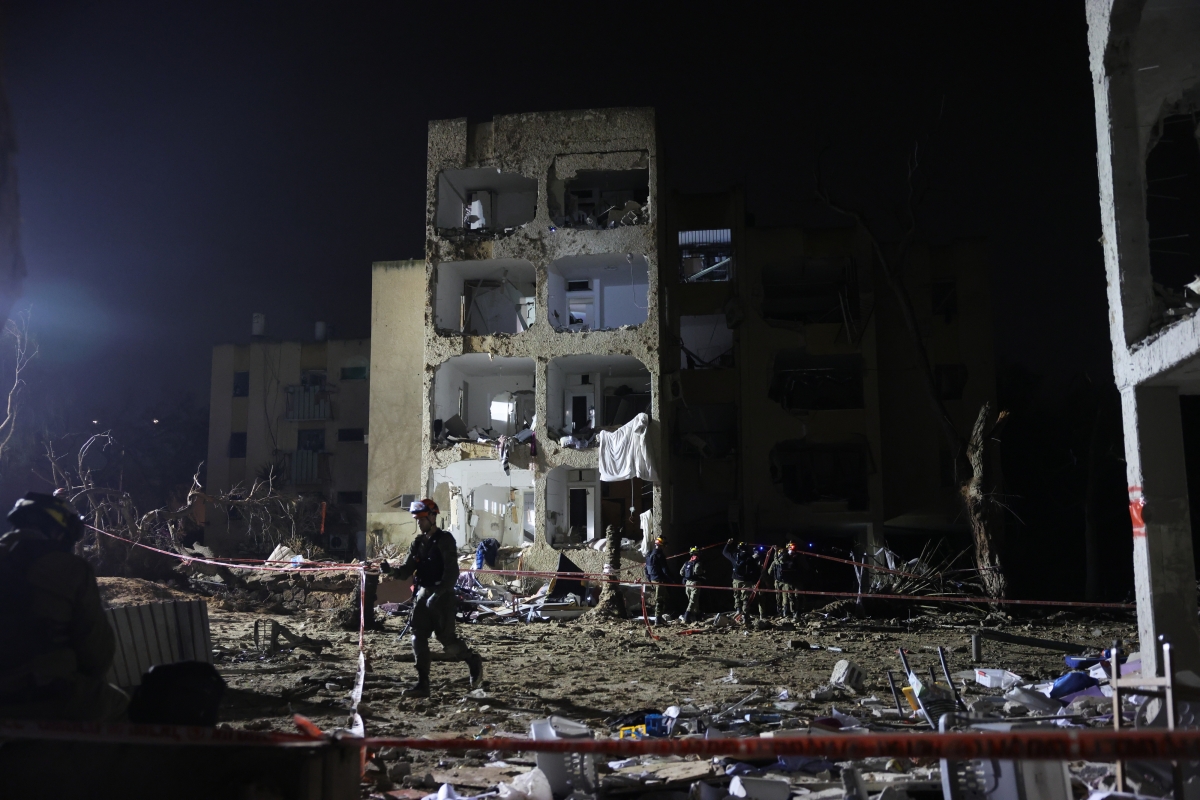 처참히 무너진 이스라엘 아라드