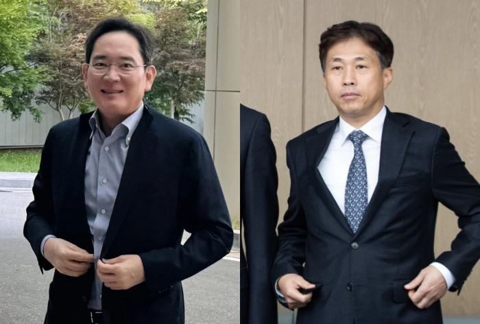 이재용(왼쪽) 삼성전자 회장·곽노정(오른쪽) SK하이닉스 사장. 연합뉴스·뉴스1