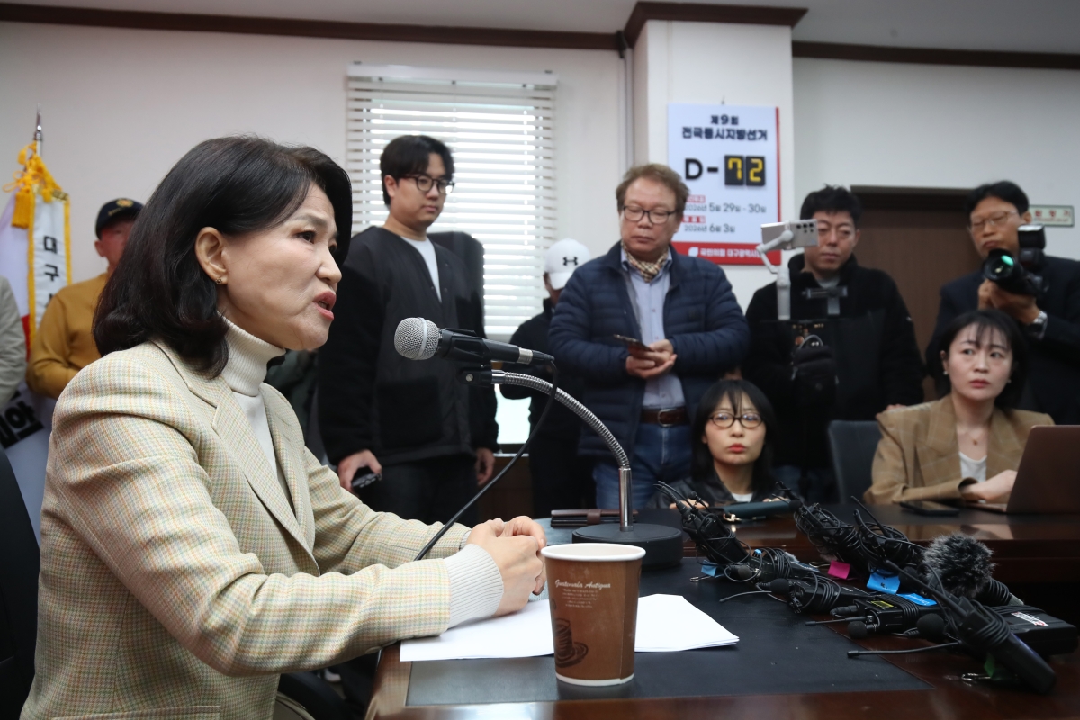 이진숙, 공천 컷오프 불복 기자회견