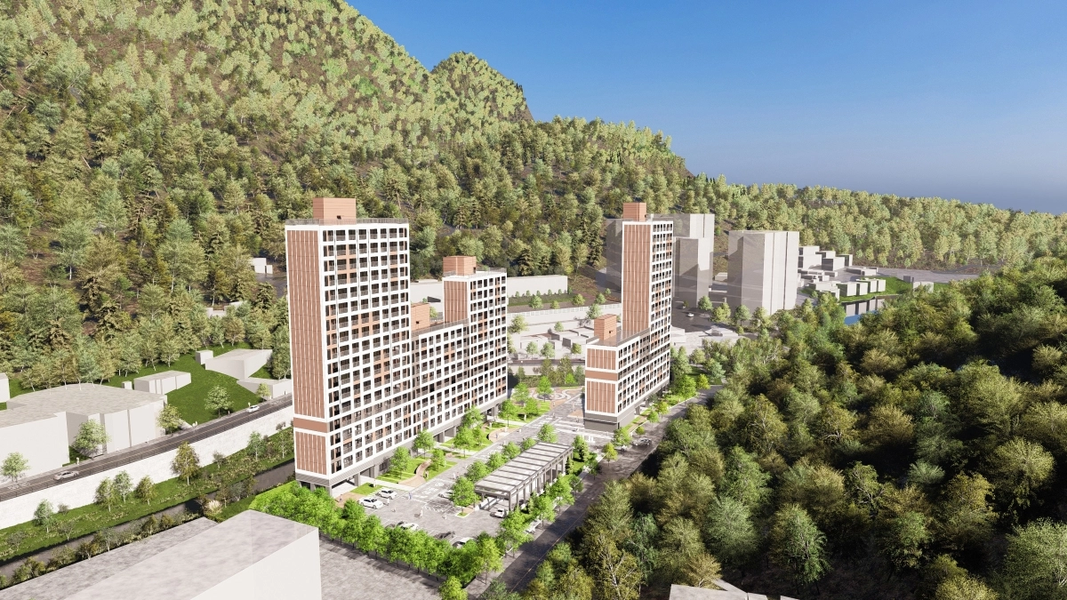 27일 강원 삼척 도계읍 도계리에서 기공식을 갖는 강원형 공공임대주택 조감도. 삼척시 제공