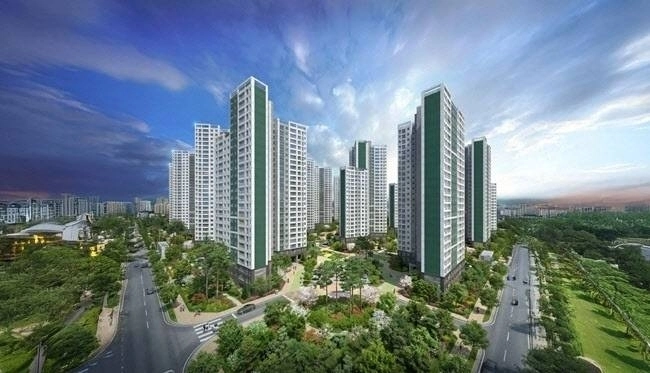 대우 엘크루 조감도.