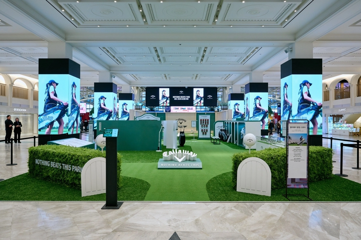 캘러웨이골프 체험형 브랜드 팝업스토어 ‘나씽 비츠 디스(Nothing Beats This)’ 파크. 캘러웨이골프 제공.
