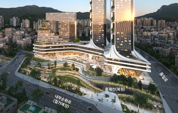 홍제역 역세권 활성화사업 조감도. 서울시 제공