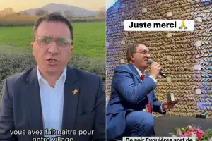 “당선되면 프러포즈할게” 무릎 꿇고 약혼반지 든 50세 佛정치인 화제