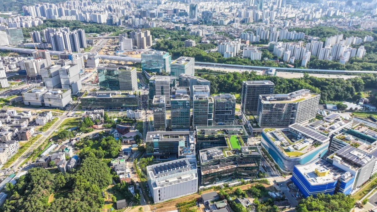 과천지식정보타운 전경(과천시 제공)