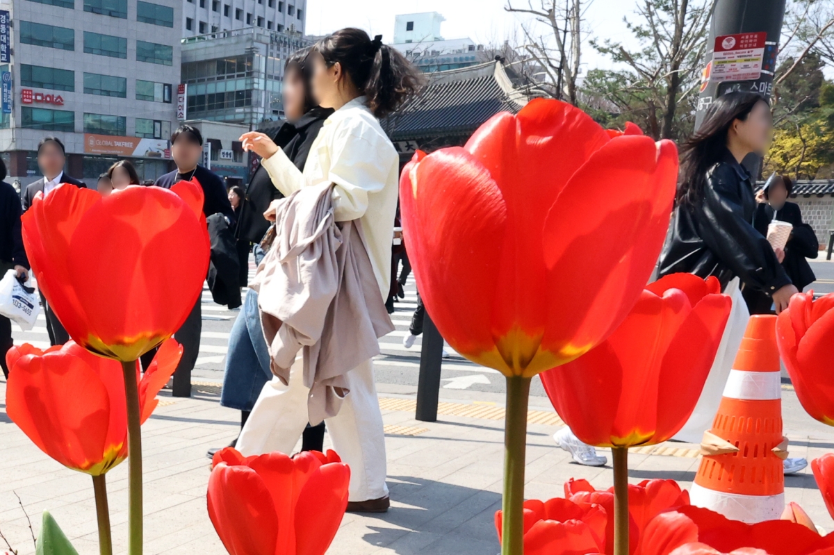 완연한 봄 날씨