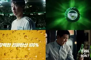 하이트진로, ‘테라’ 출시 7주년 맞아 손흥민 광고모델로 발탁