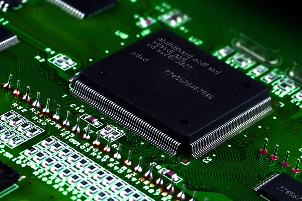 반도체 칩 자료 이미지. 아이클릭아트