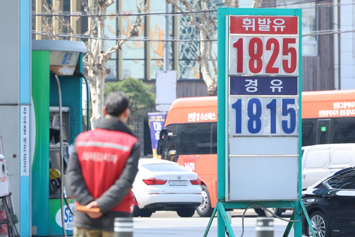 23일 서울 시내 주유소 모습. 2026.3.23 연합뉴스