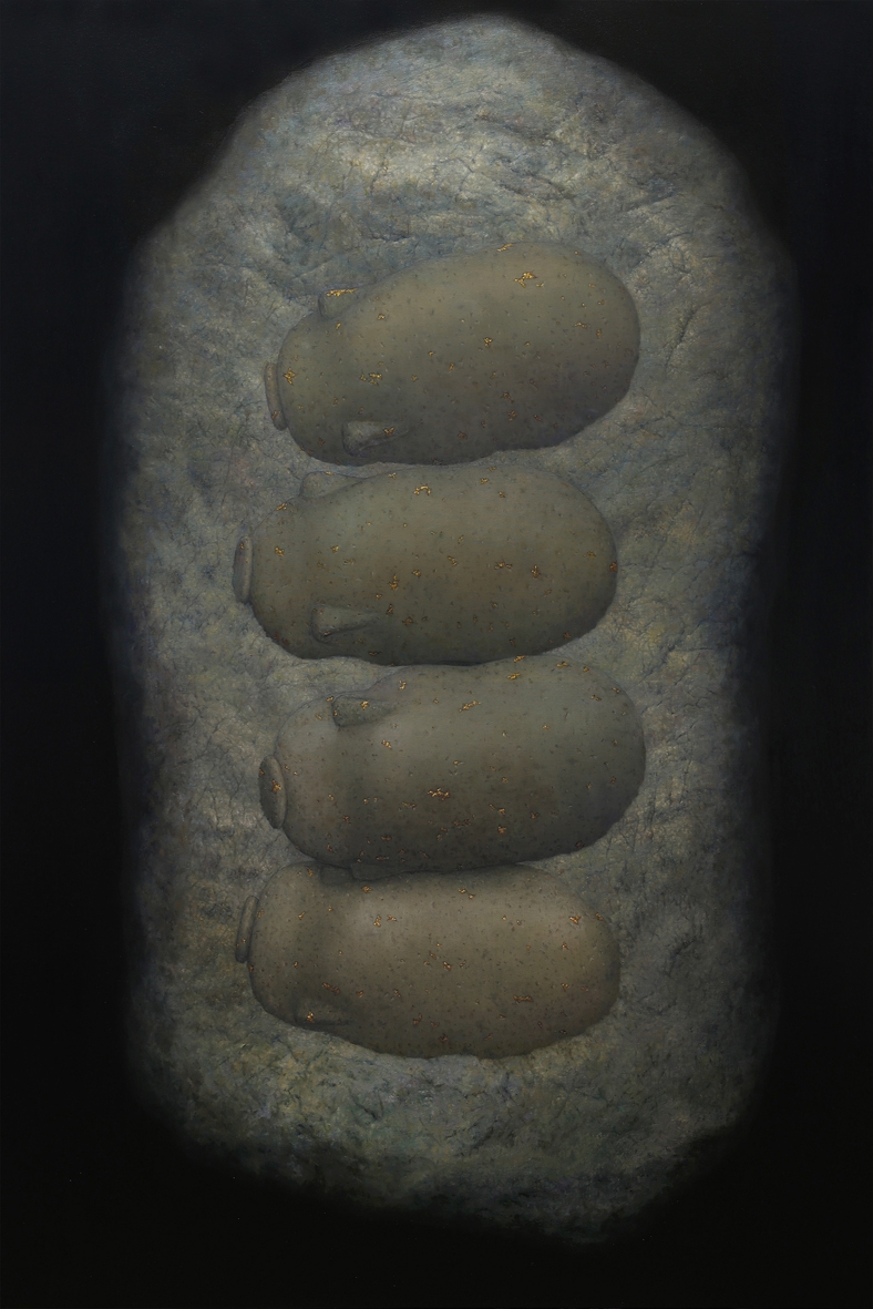사물의 등치2   2025   oil on canvas   145.5×97cm (1).