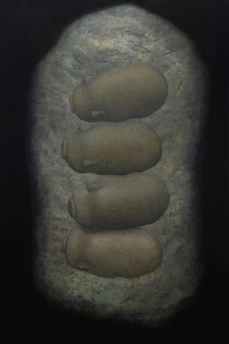 사물의 등치2   2025   oil on canvas   145.5×97cm (1).