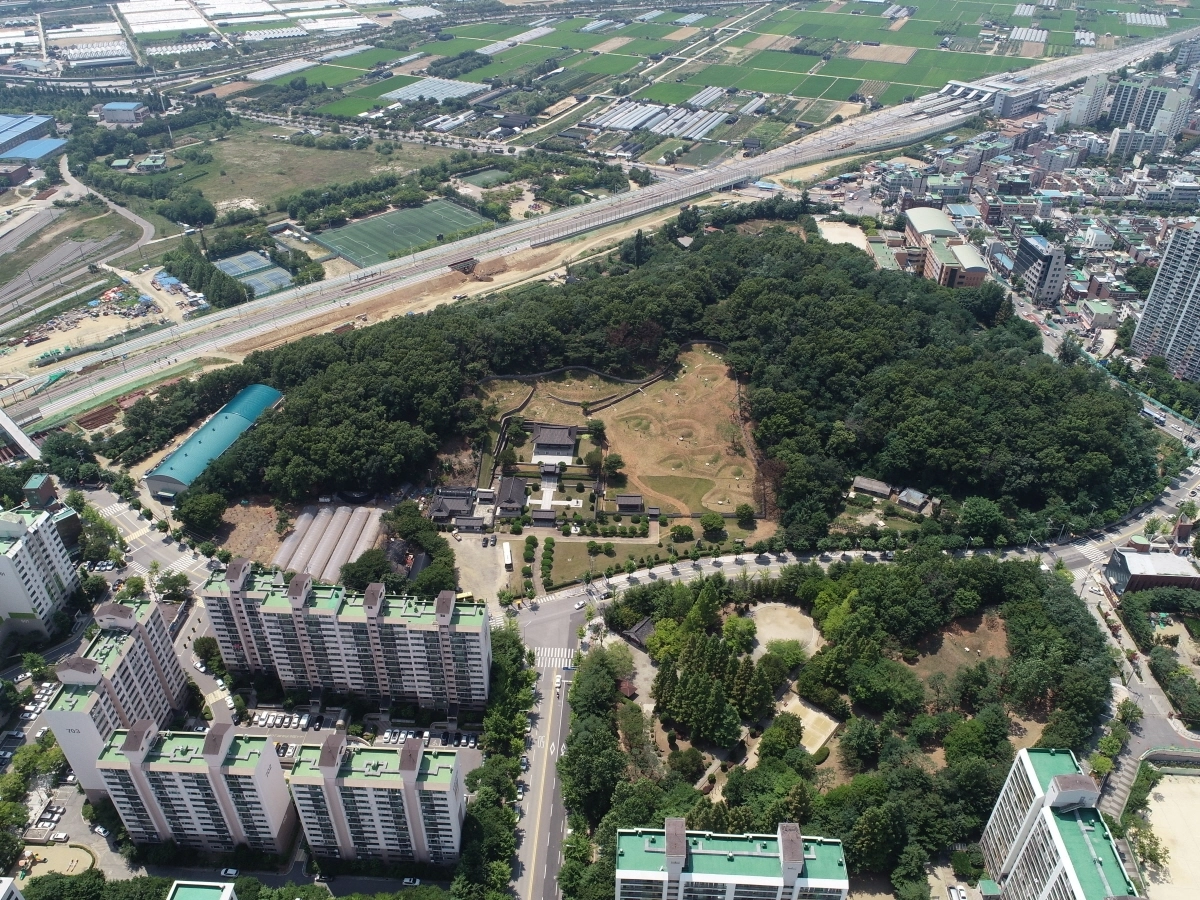 고양 토당근린공원 조성지 전경