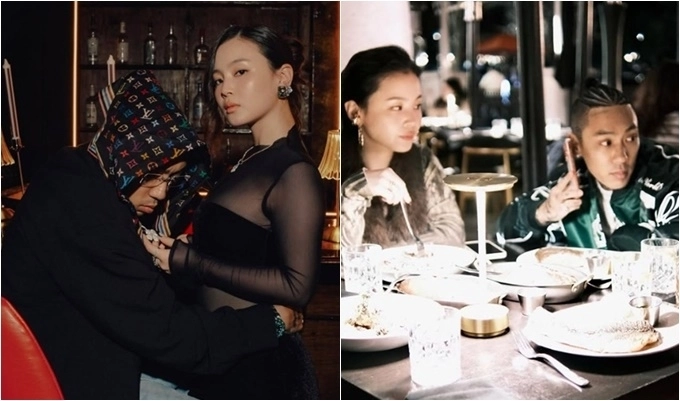 가수 도끼와 이하이가 다정하게 포즈를 취하고 있는 사진이 공개됐다. 도끼 인스타그램