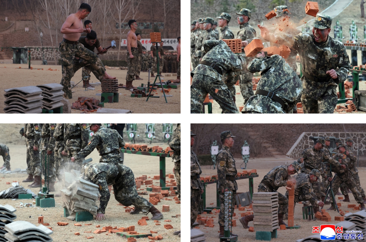 김정은, 총참모부 작전국 직속 특수부대 훈련 참관