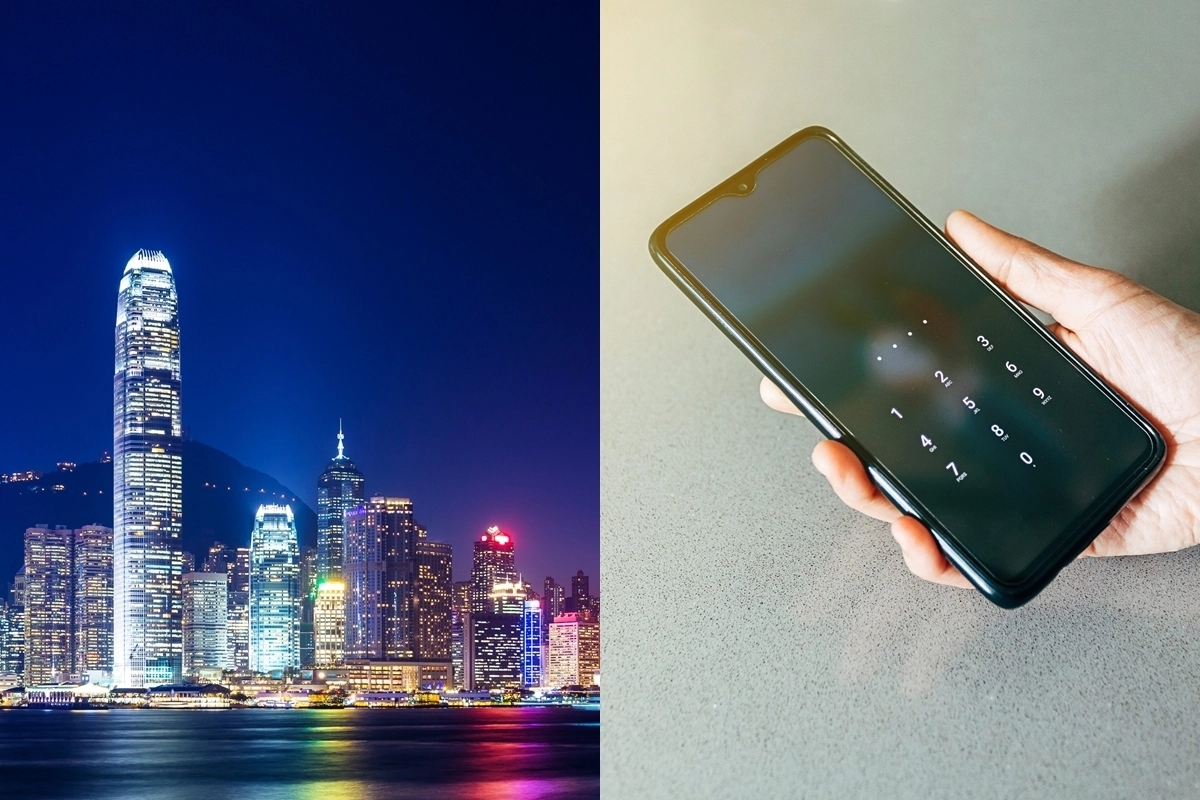 홍콩, 새 보안법(기본법 23조) 시행으로 경유객에게도 전자기기 비밀번호 요구 권한 부여. (자료 이미지) 아이클릭아트·123rf