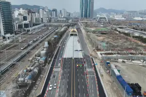 부산항 북항 배후도로 충장지하차도 31일 우선개통