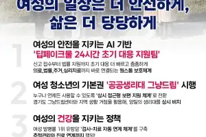 한준호, ‘여성 안전부터 건강·경력까지 전주기 지원’ 공약