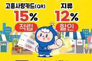 고흥군, 4월에도 고흥사랑상품권 최대 15% 할인