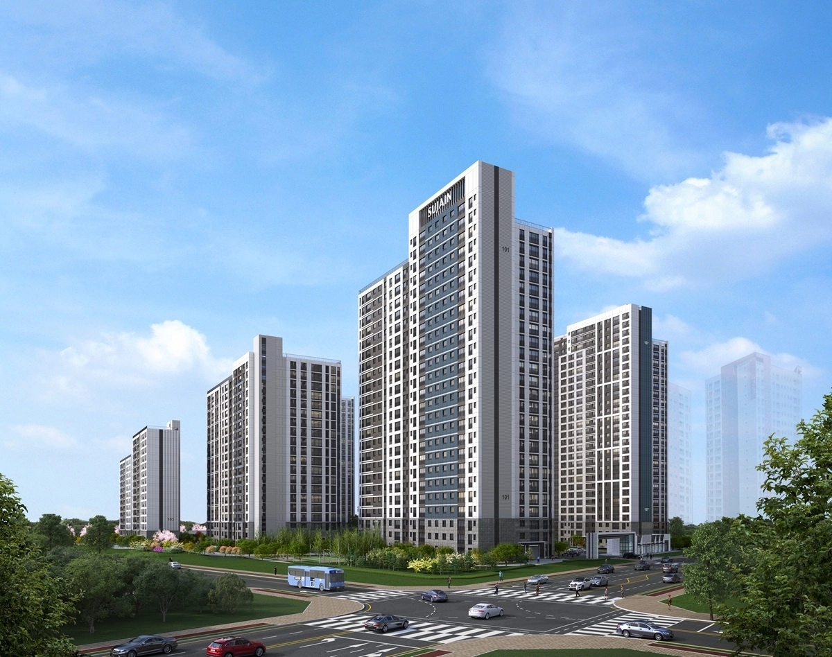 ‘풍무역세권 수자인 그라센트 2차’ 투시도. BS한양 제공