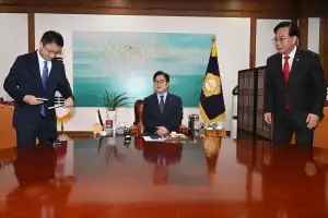 우원식 국회의장 주재 여야 원내대표 회동