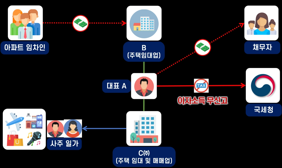 주요 탈루 사레 인포그래픽. 국세청 제공