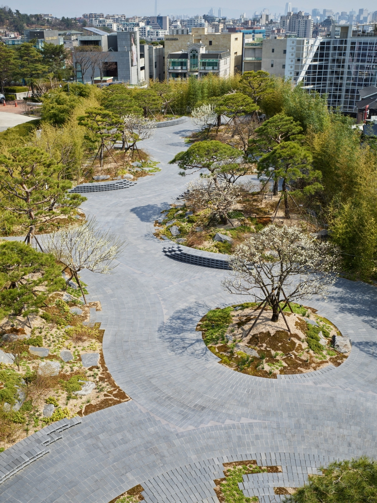 ‘가브리엘 오로즈코 정원’ 항공 전경 ©가브리엘 오로즈코. 리움미술관 제공 사진: 정희승