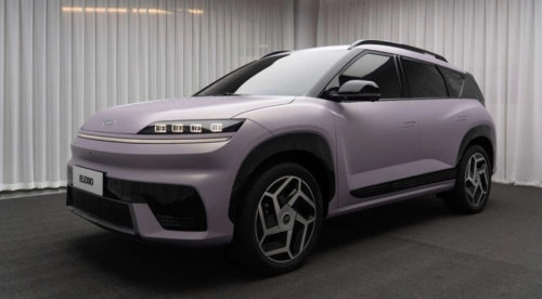 현대차가 중국 전용 맞춤형 모델로 개발한 전기차 ‘일렉시오’. 현대차 제공