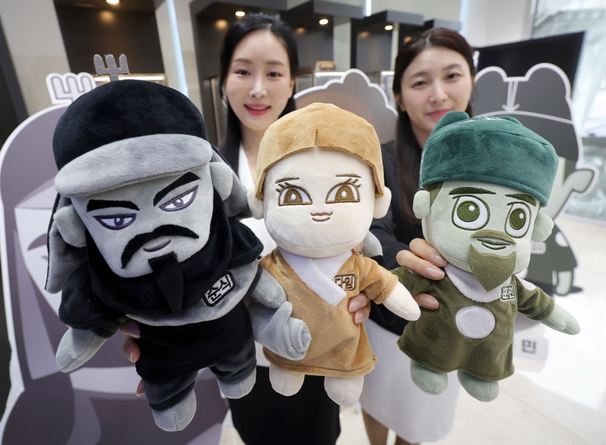 화폐 속 위인을 캐릭터로… 조폐공사, 순식·다임·훈민 공개